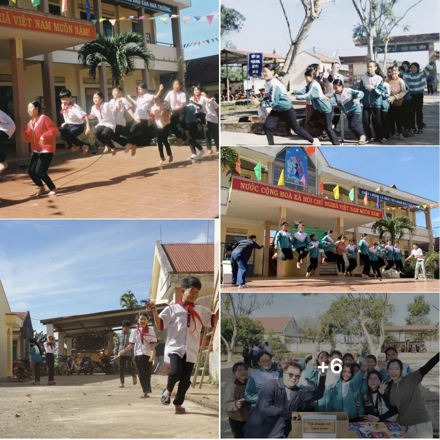 School activities with local students